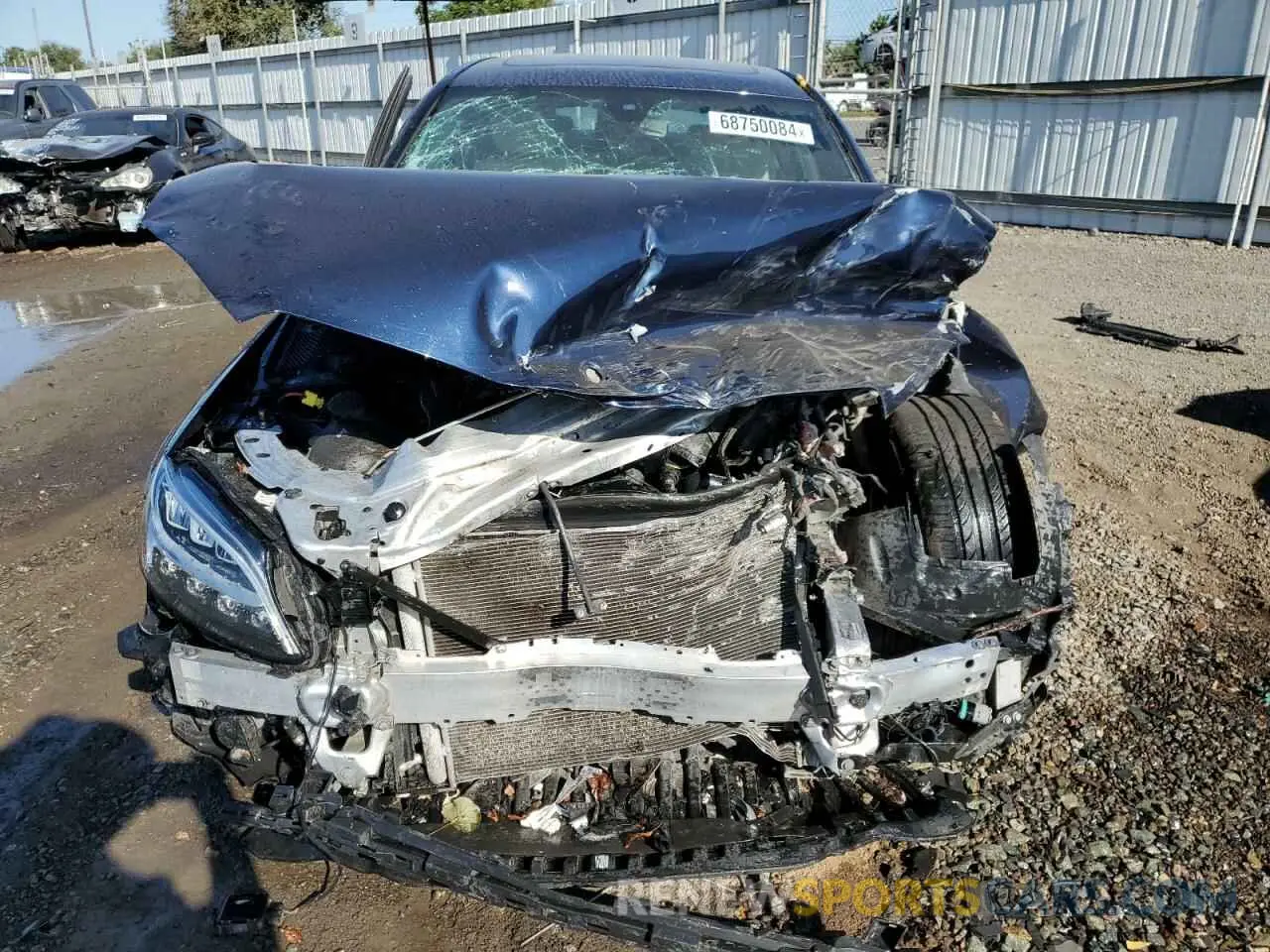 5 fotografías del automóvil dañado 55SWF8DB4LU329551 MERCEDES-BENZ C-CLASS 2020