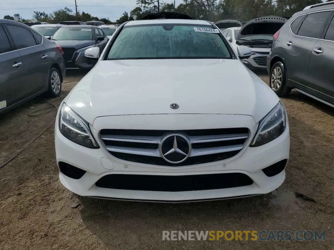 5 fotografías del automóvil dañado 55SWF8DB5LU324326 MERCEDES-BENZ C-CLASS 2020