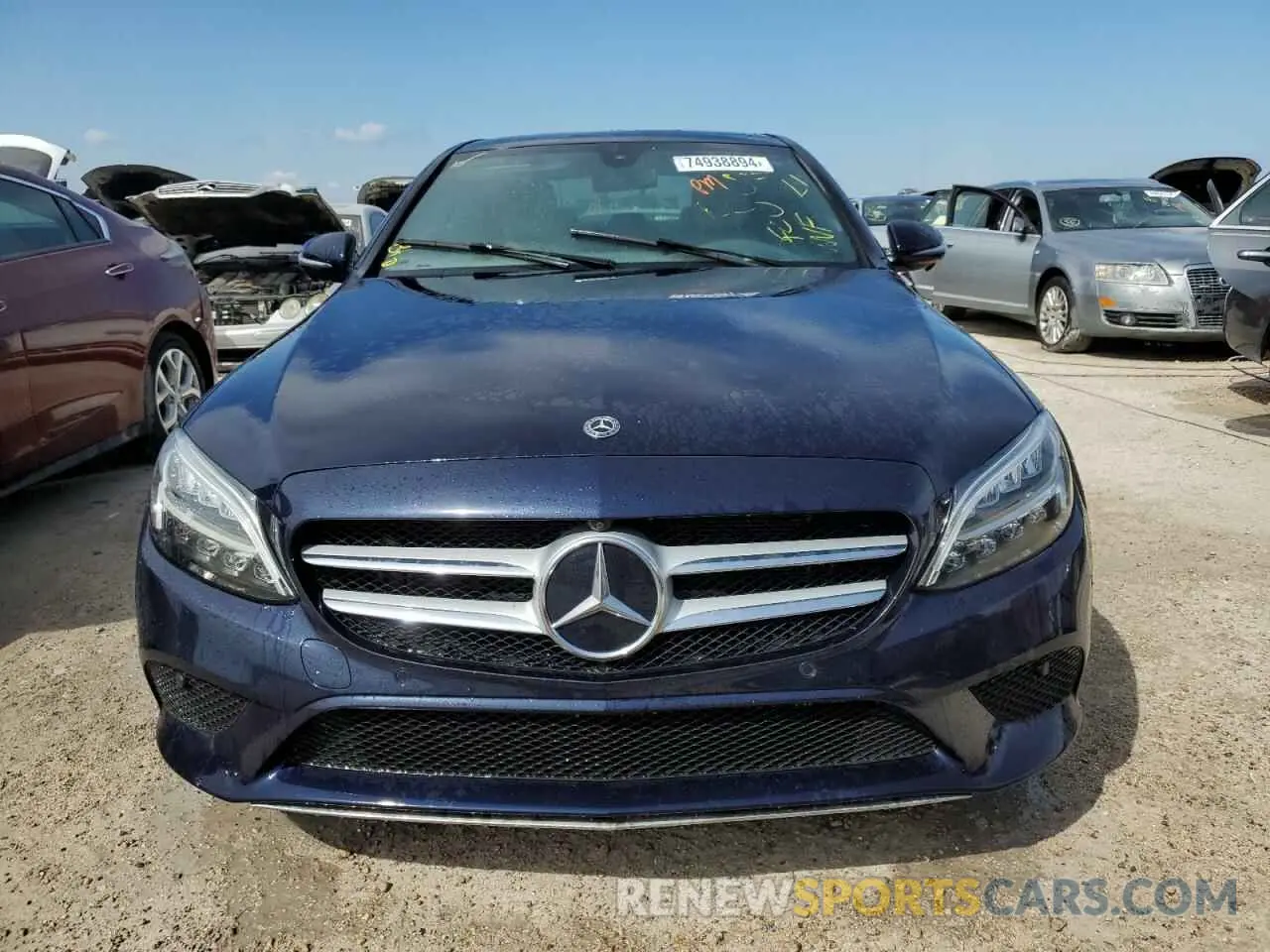 5 fotografías del automóvil dañado 55SWF8DB5LU325184 MERCEDES-BENZ C-CLASS 2020