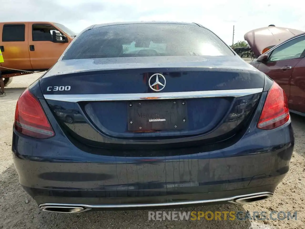 6 fotografías del automóvil dañado 55SWF8DB5LU325184 MERCEDES-BENZ C-CLASS 2020