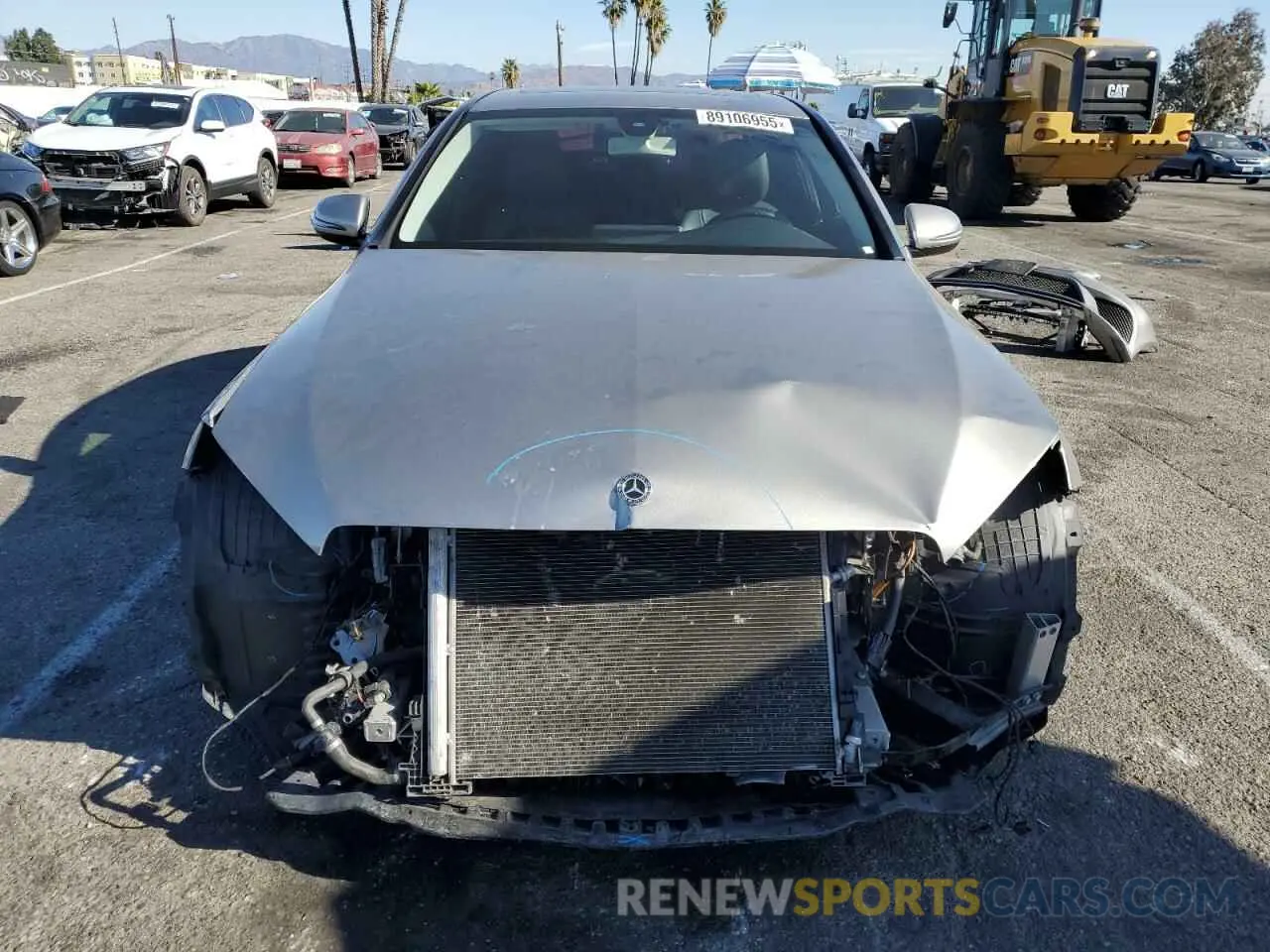 5 fotografías del automóvil dañado 55SWF8DB5LU327548 MERCEDES-BENZ C-CLASS 2020
