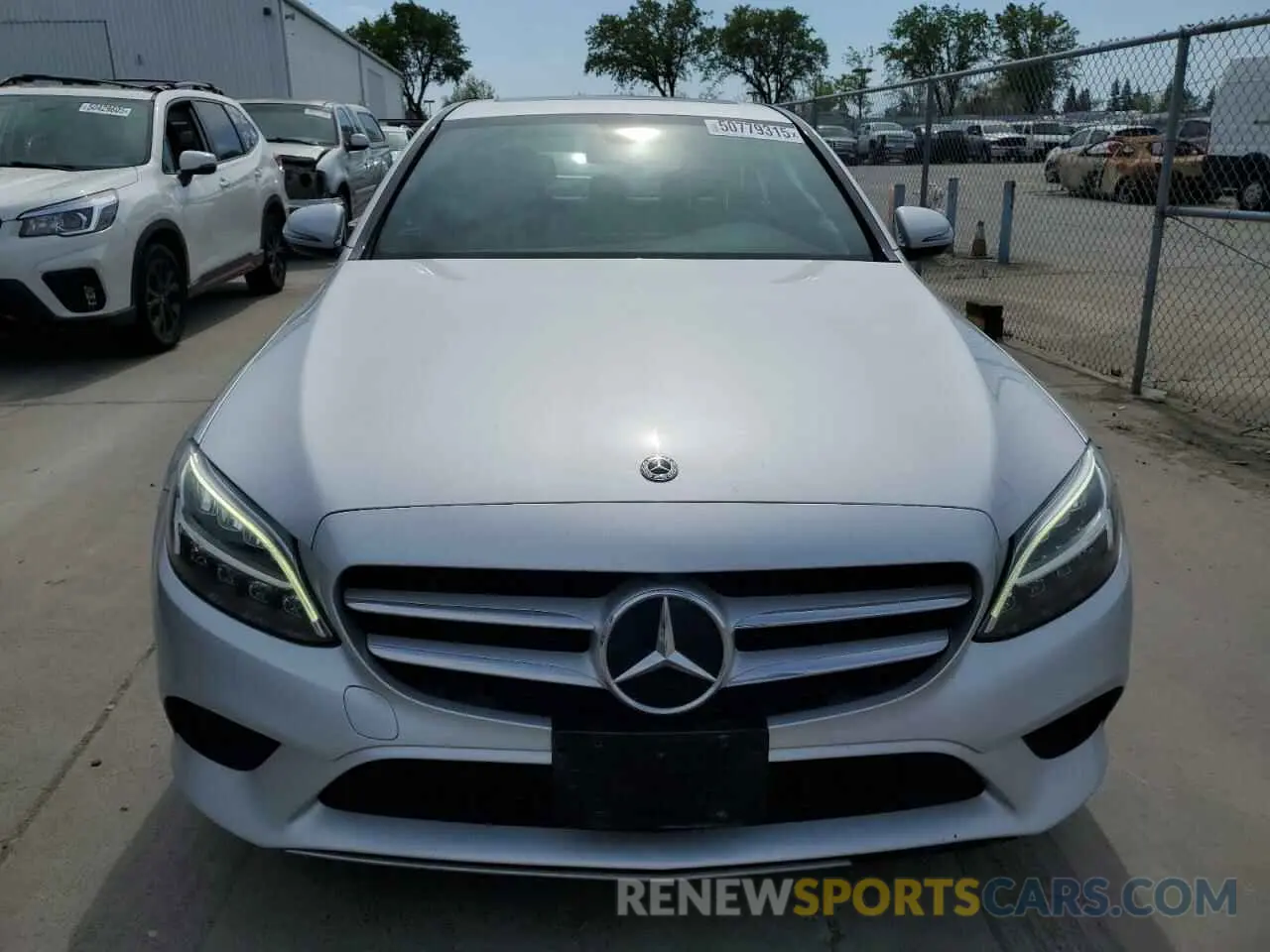 5 fotografías del automóvil dañado 55SWF8DB8LU324935 MERCEDES-BENZ C-CLASS 2020