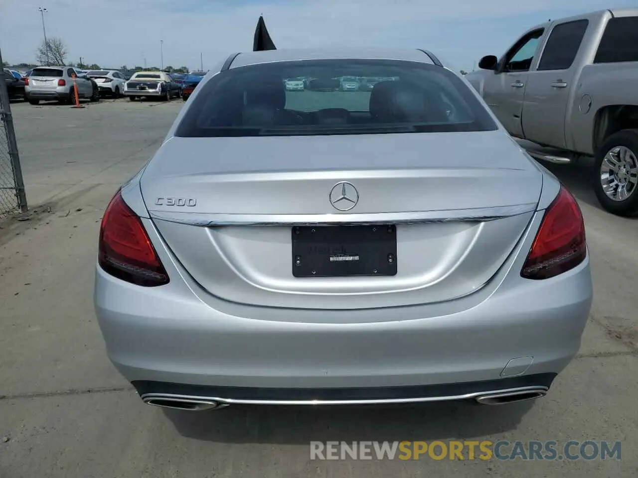 6 fotografías del automóvil dañado 55SWF8DB8LU324935 MERCEDES-BENZ C-CLASS 2020