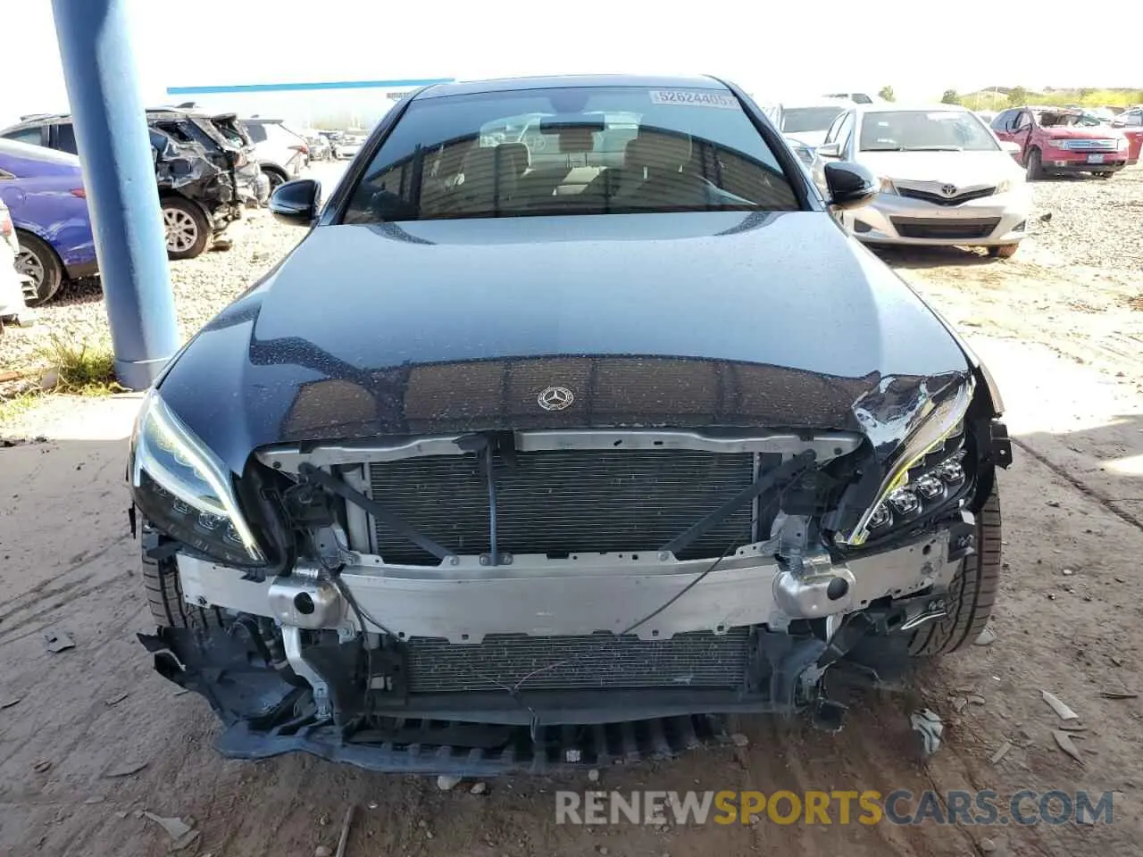 5 fotografías del automóvil dañado 55SWF8DB9LU326662 MERCEDES-BENZ C-CLASS 2020
