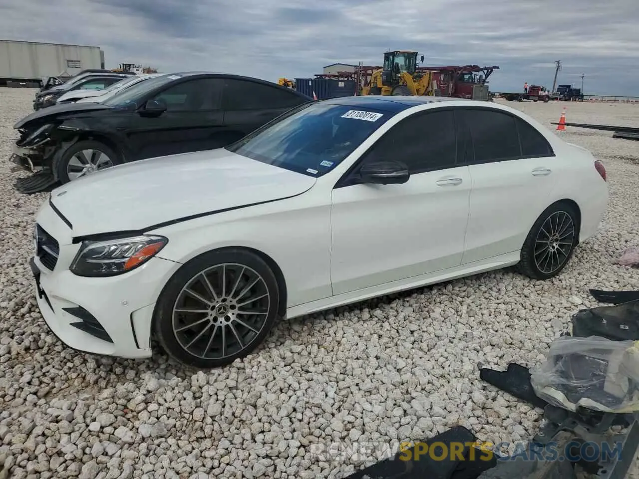 1 fotografías del automóvil dañado 55SWF8DB9LU328704 MERCEDES-BENZ C-CLASS 2020