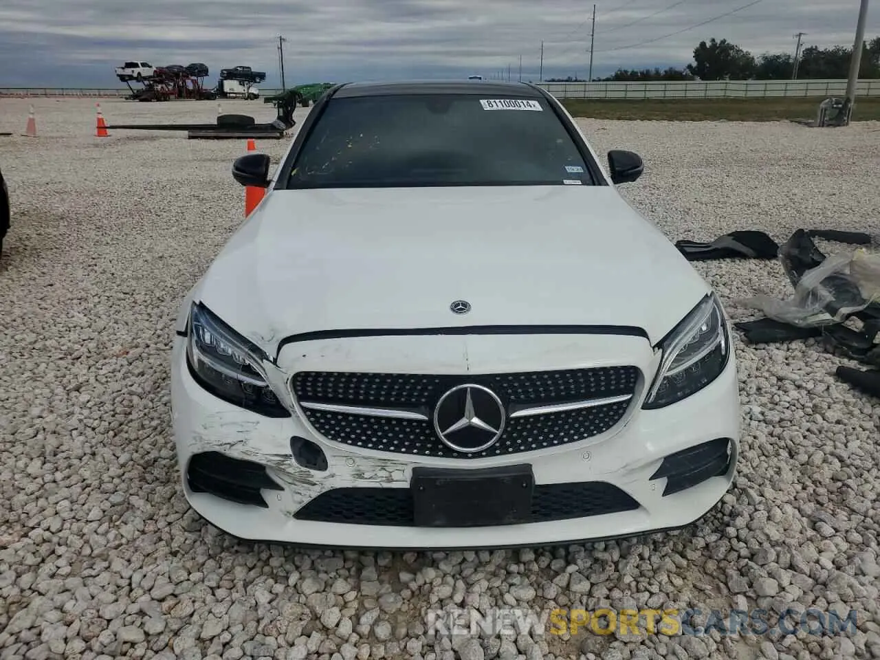 5 fotografías del automóvil dañado 55SWF8DB9LU328704 MERCEDES-BENZ C-CLASS 2020