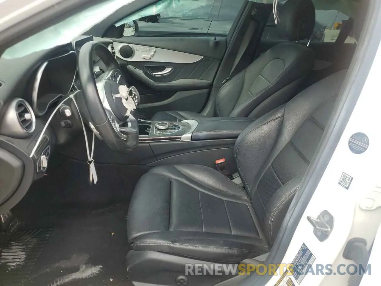 7 fotografías del automóvil dañado 55SWF8DB9LU328704 MERCEDES-BENZ C-CLASS 2020