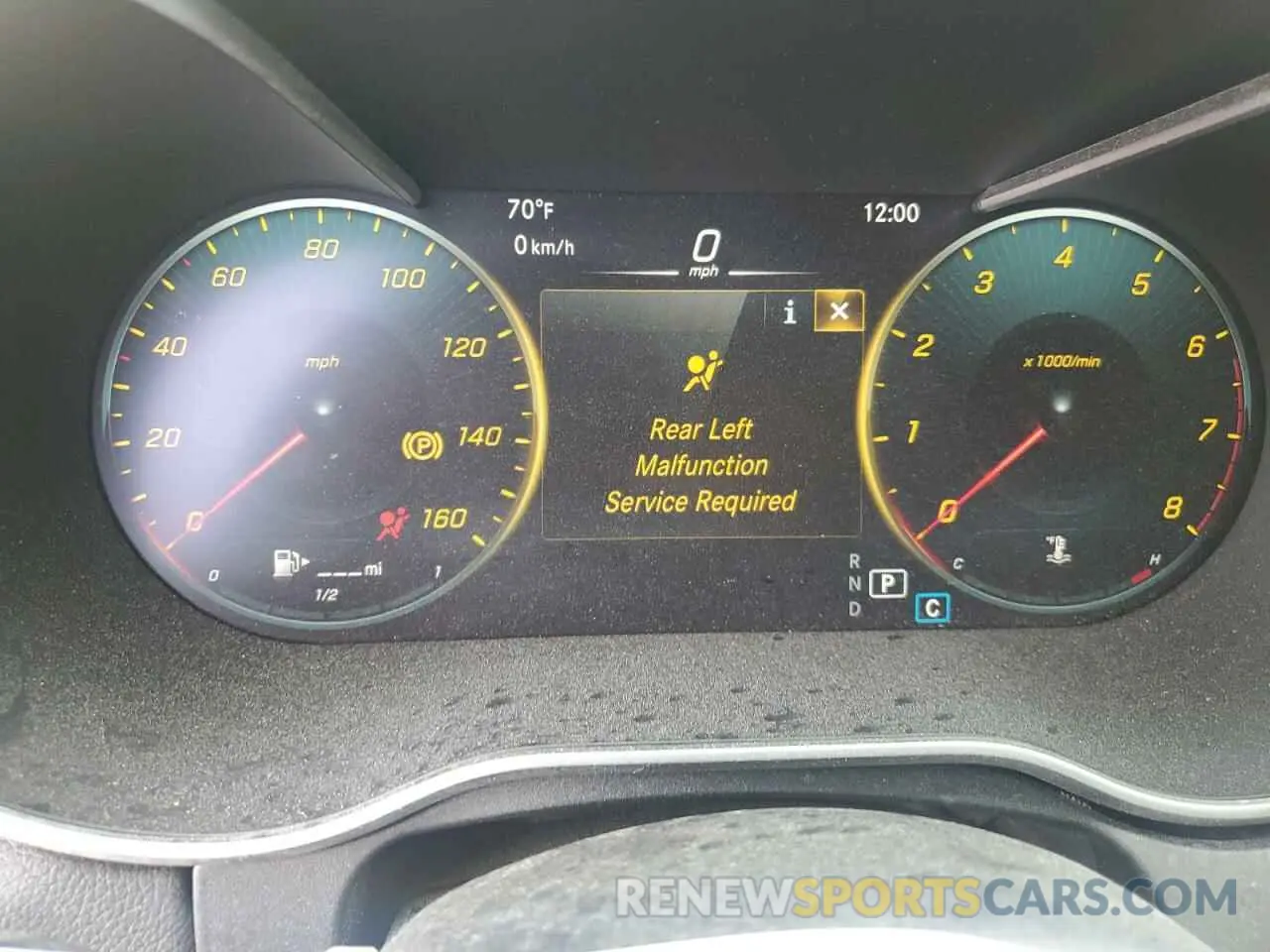 9 fotografías del automóvil dañado 55SWF8DB9LU328704 MERCEDES-BENZ C-CLASS 2020