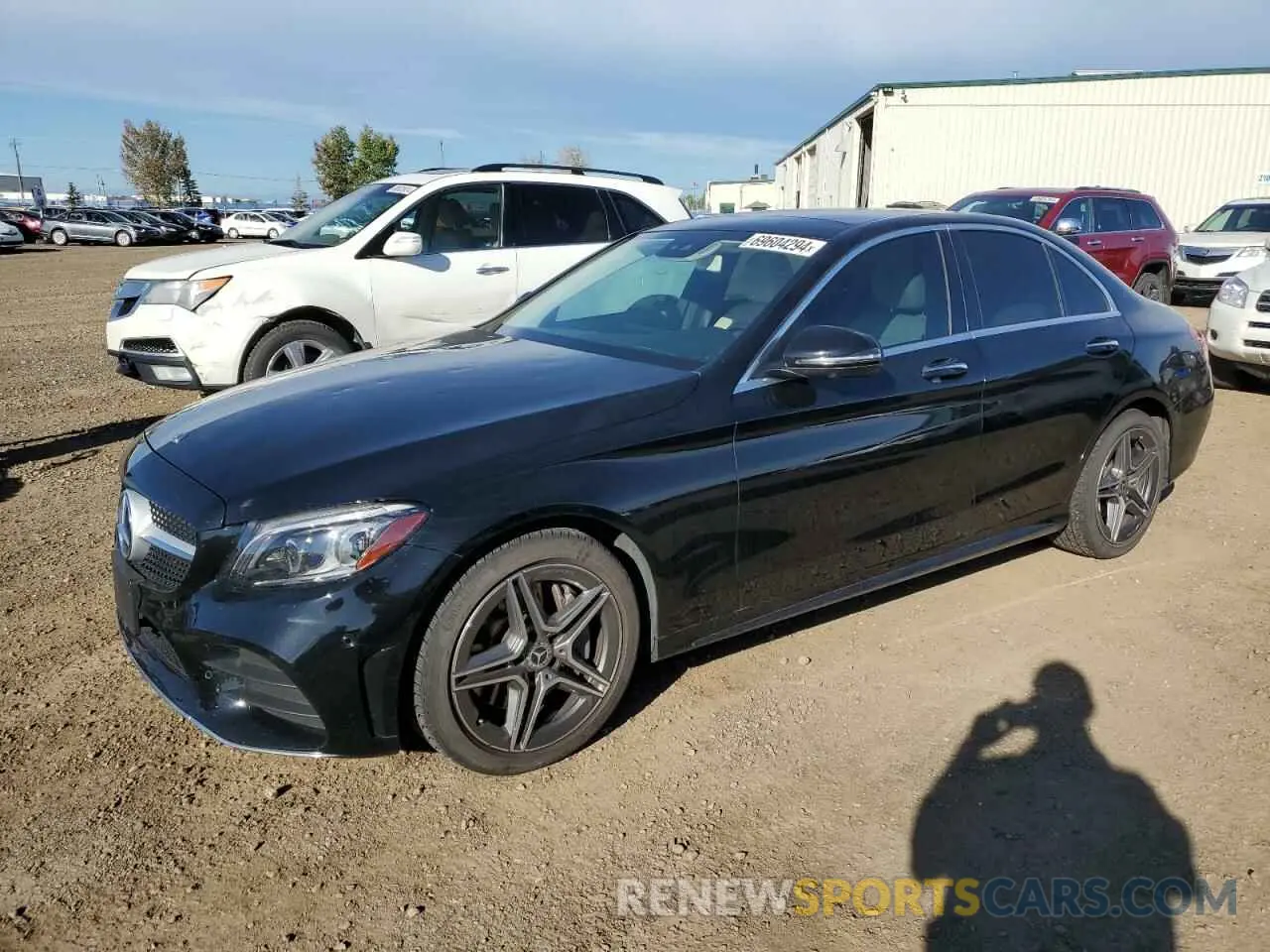 1 fotografías del automóvil dañado 55SWF8EB1LU326797 MERCEDES-BENZ C-CLASS 2020