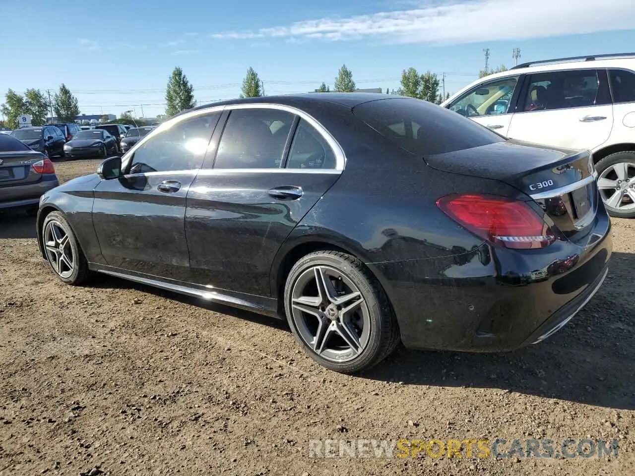 2 fotografías del automóvil dañado 55SWF8EB1LU326797 MERCEDES-BENZ C-CLASS 2020