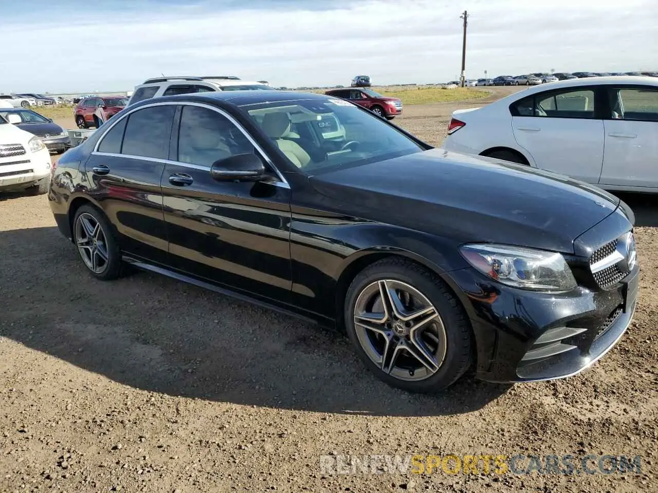 4 fotografías del automóvil dañado 55SWF8EB1LU326797 MERCEDES-BENZ C-CLASS 2020