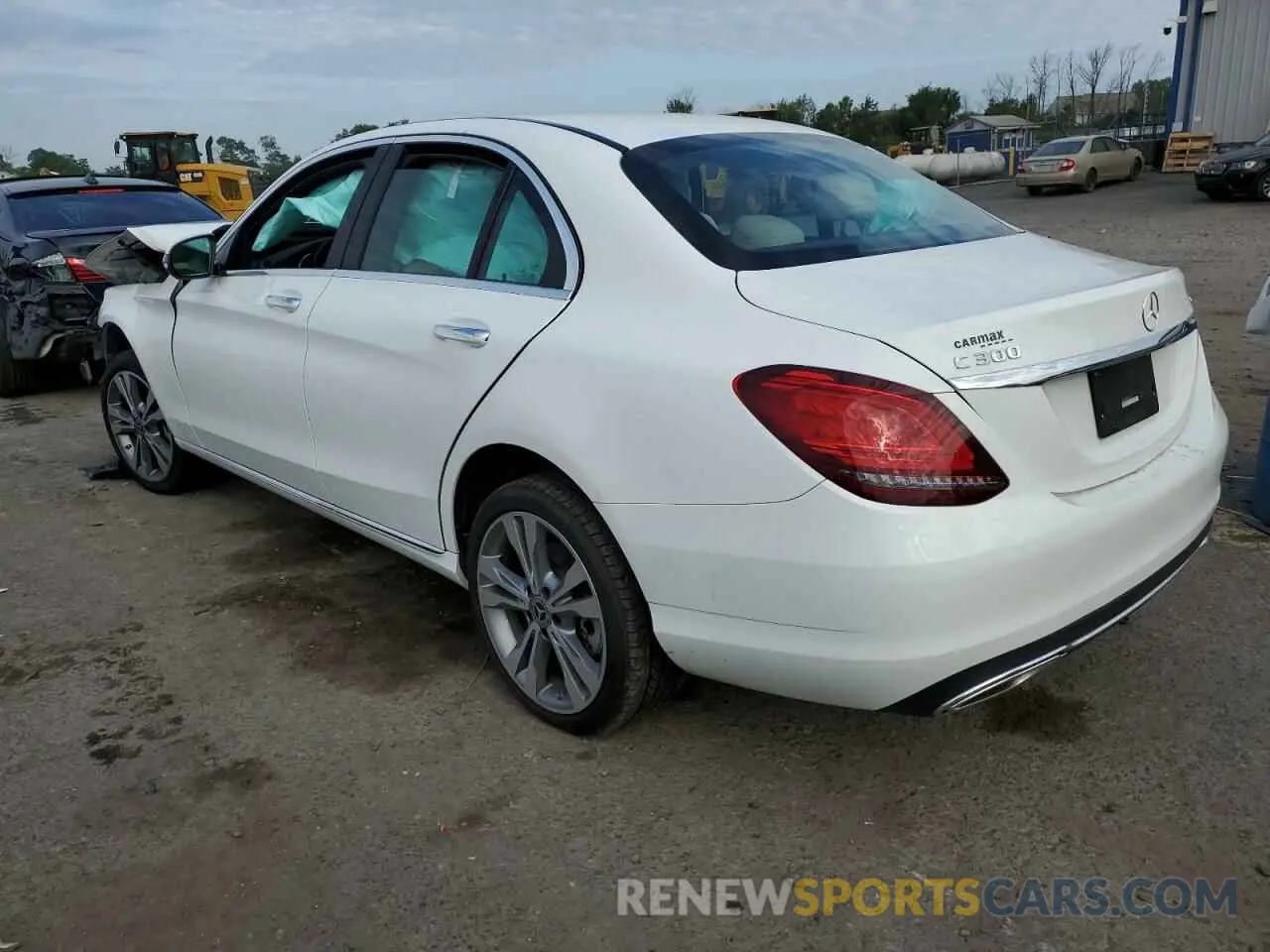 3 fotografías del automóvil dañado 55SWF8EB2LU325965 MERCEDES-BENZ C-CLASS 2020