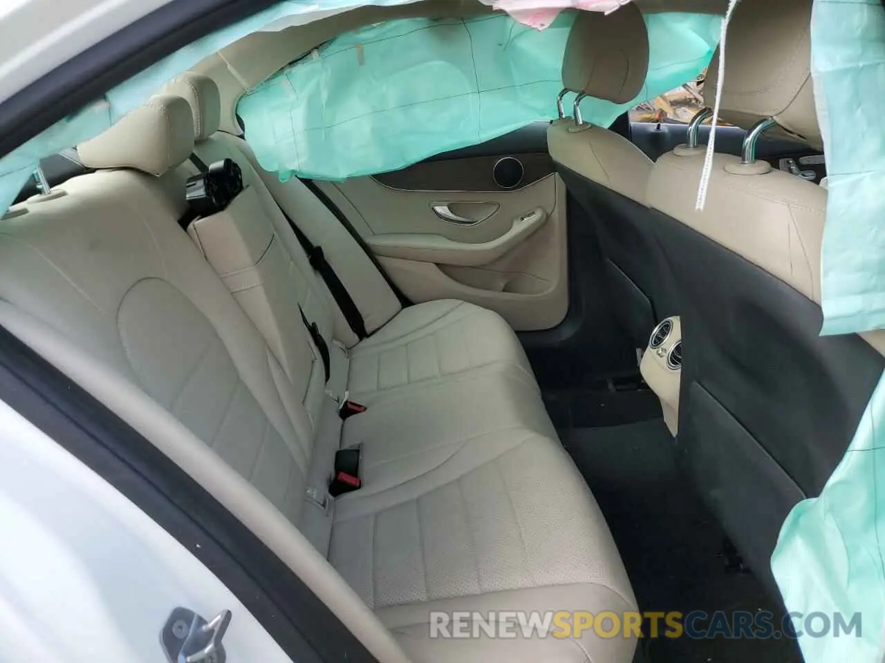 6 fotografías del automóvil dañado 55SWF8EB2LU325965 MERCEDES-BENZ C-CLASS 2020