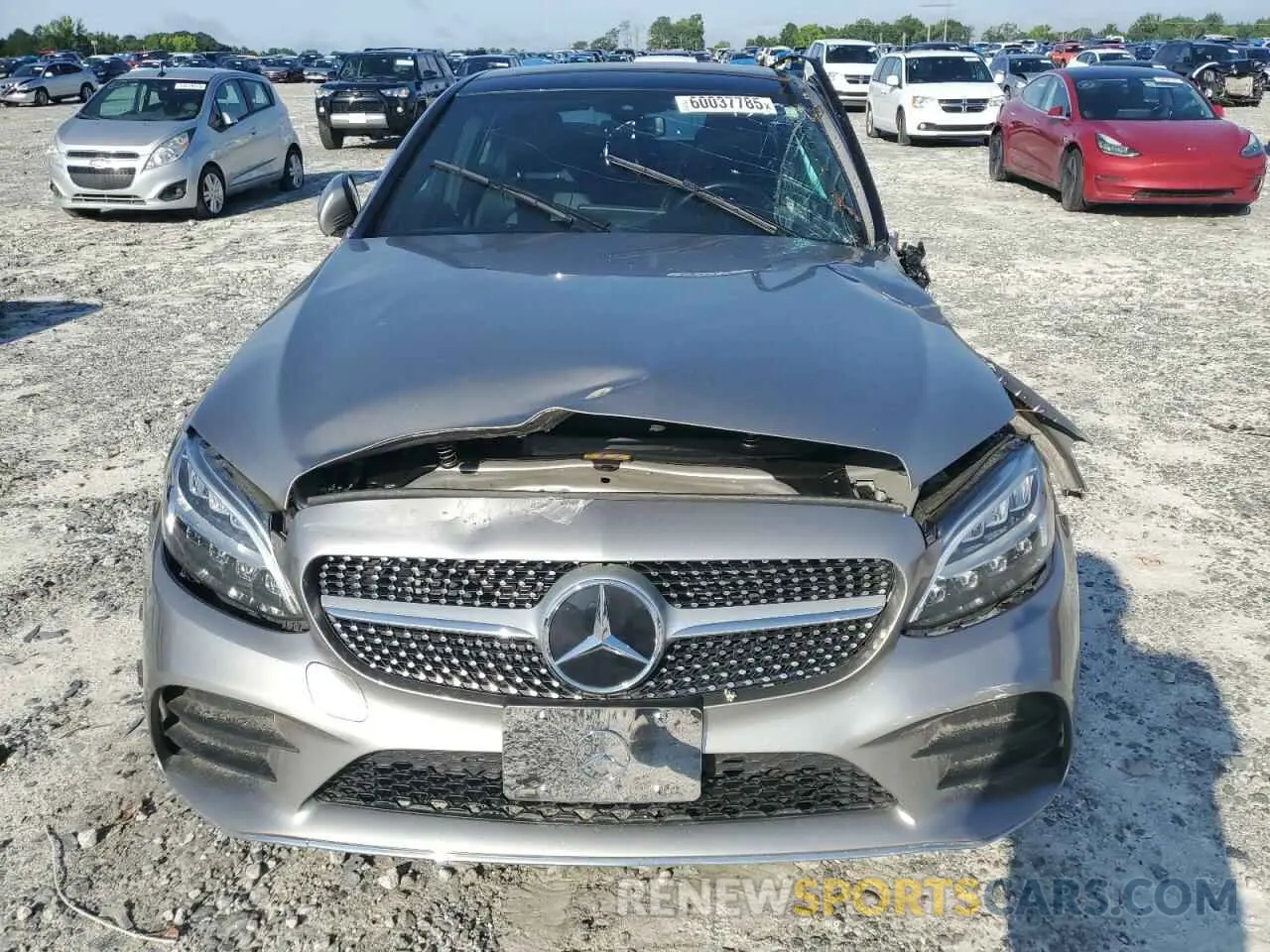 5 fotografías del automóvil dañado 55SWF8EB2LU329322 MERCEDES-BENZ C-CLASS 2020