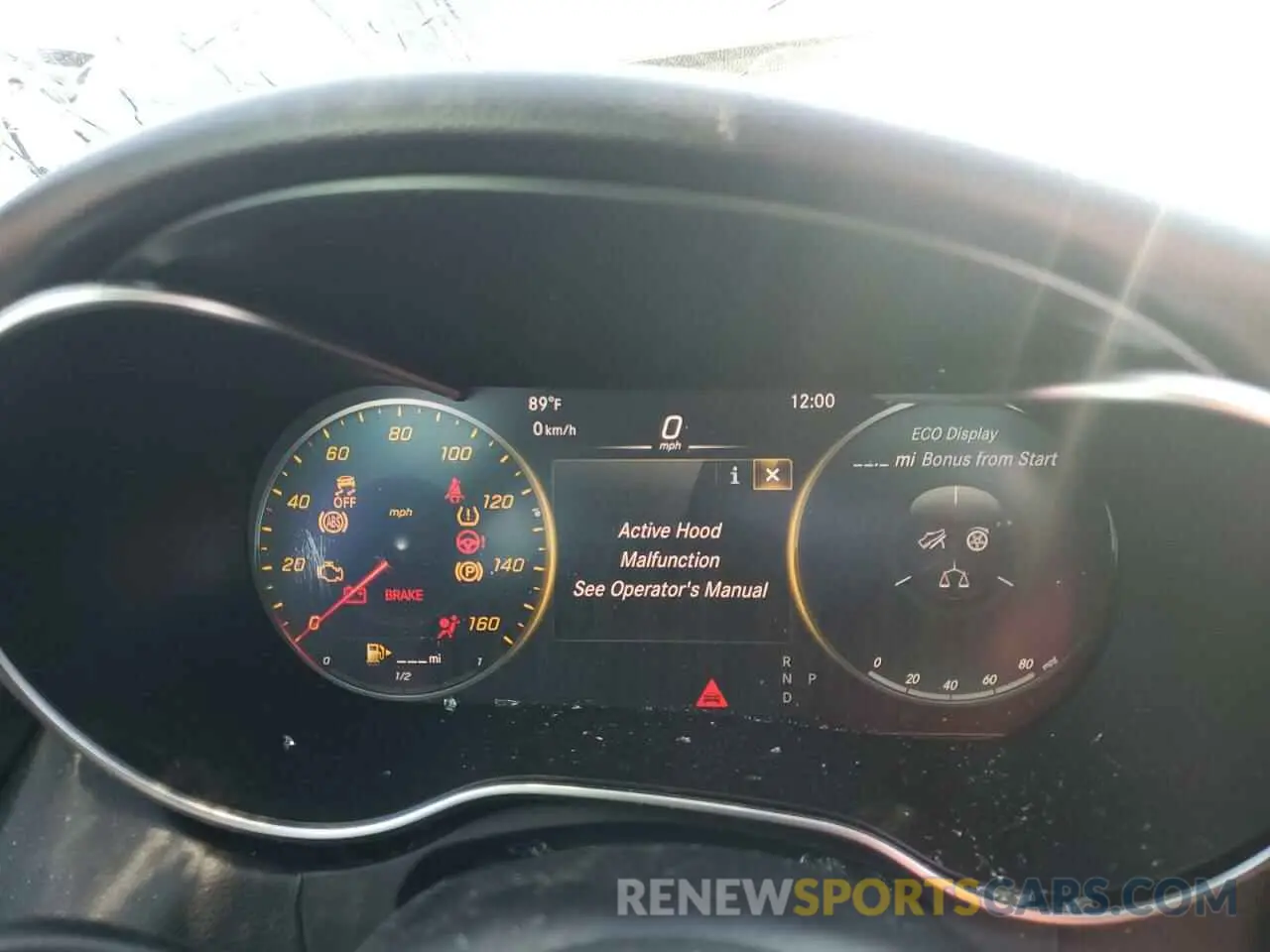 9 fotografías del automóvil dañado 55SWF8EB2LU329322 MERCEDES-BENZ C-CLASS 2020