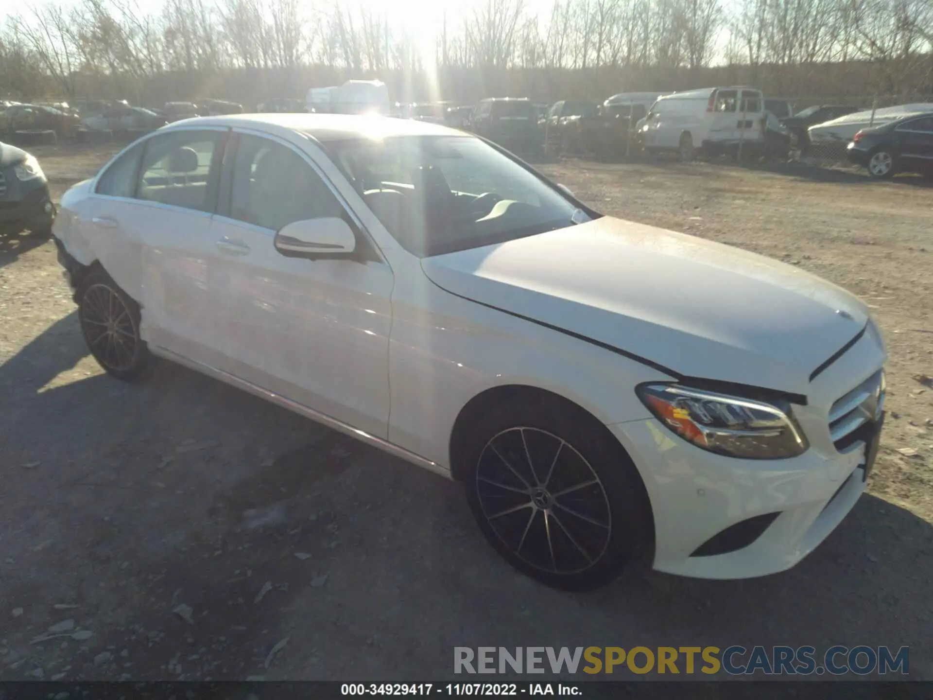 1 fotografías del automóvil dañado 55SWF8EB2LU330244 MERCEDES-BENZ C-CLASS 2020