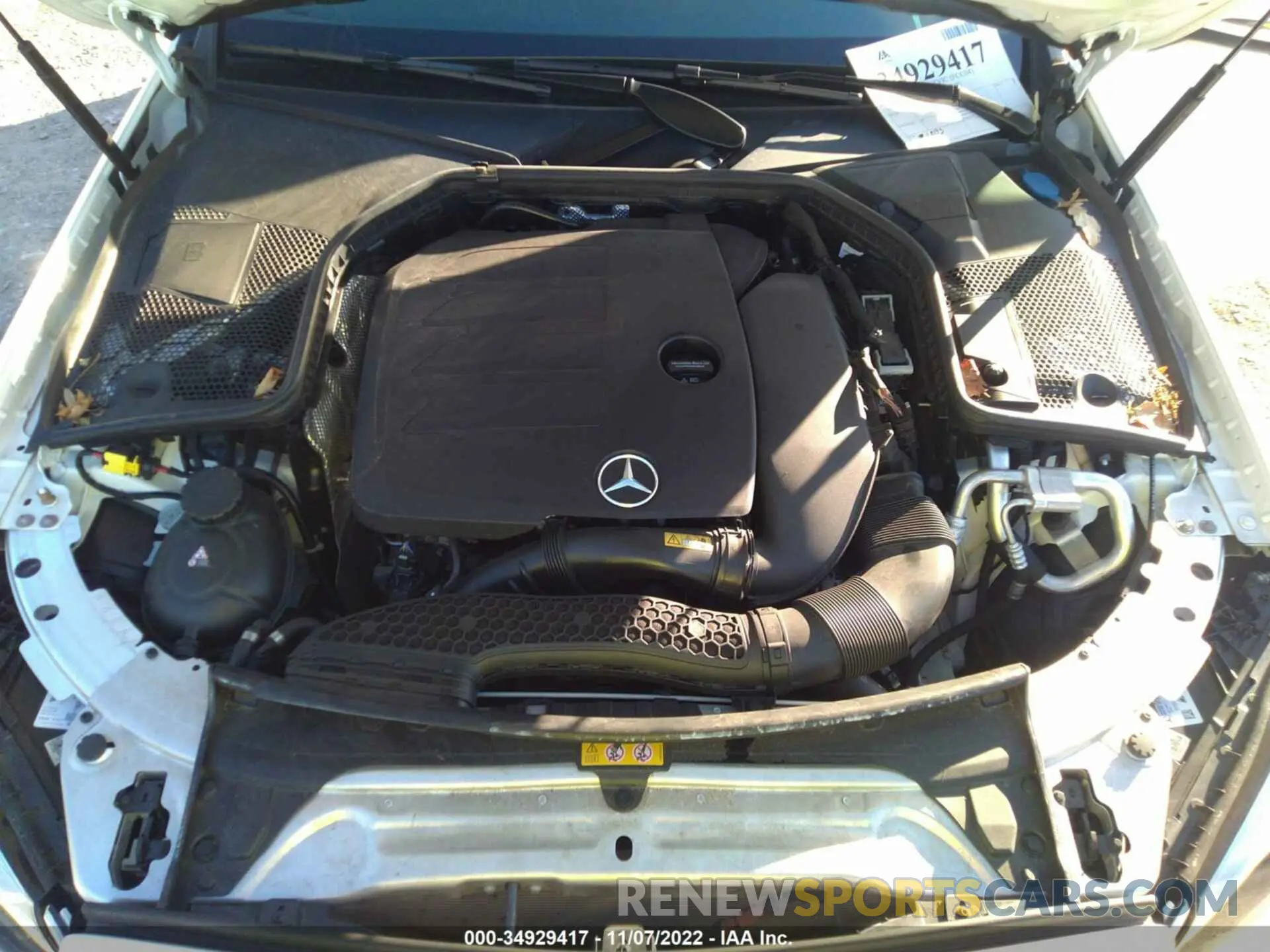 10 fotografías del automóvil dañado 55SWF8EB2LU330244 MERCEDES-BENZ C-CLASS 2020