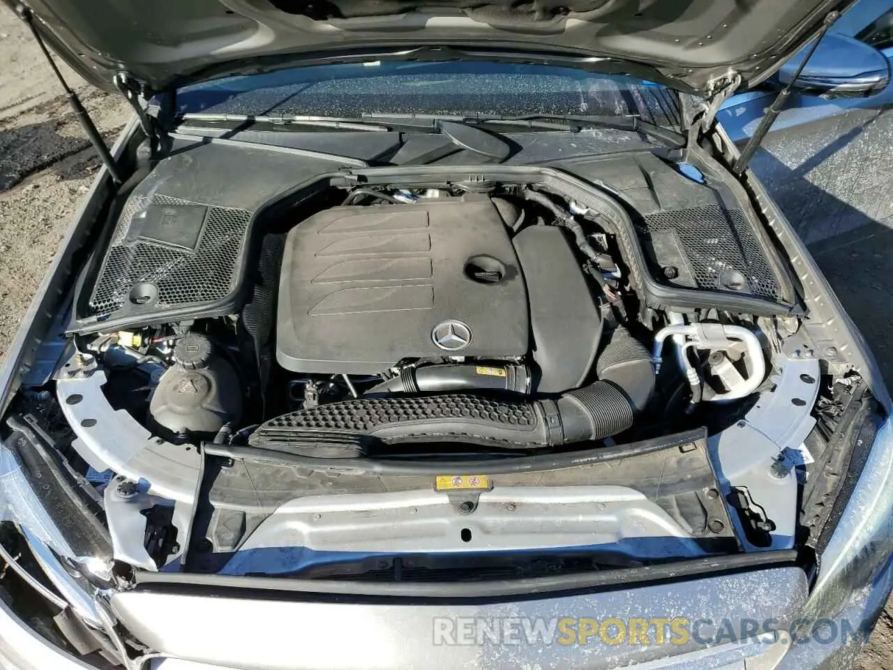11 fotografías del automóvil dañado 55SWF8EB3LU326543 MERCEDES-BENZ C-CLASS 2020