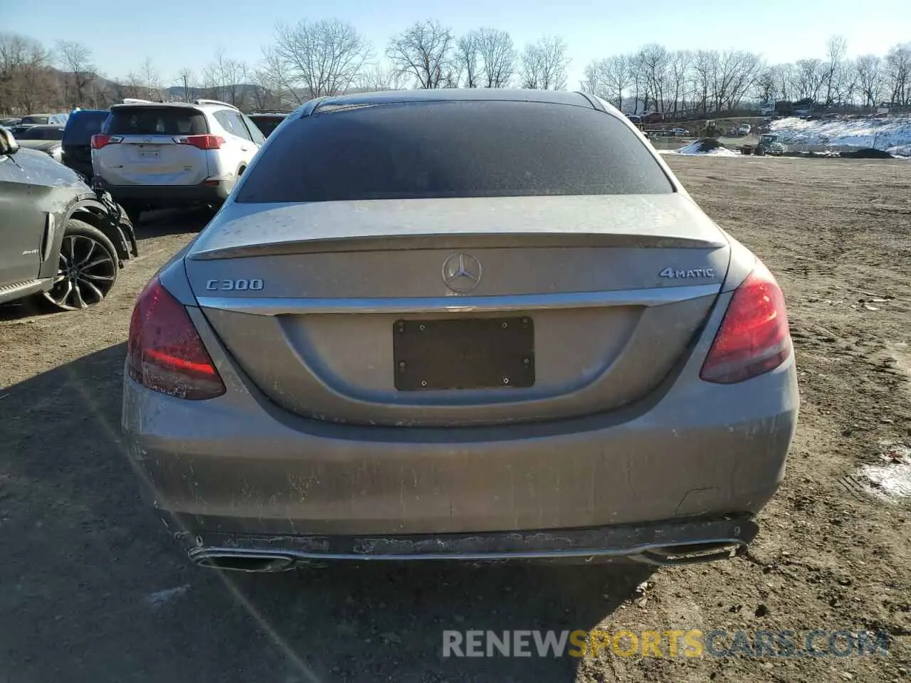 6 fotografías del automóvil dañado 55SWF8EB3LU326543 MERCEDES-BENZ C-CLASS 2020