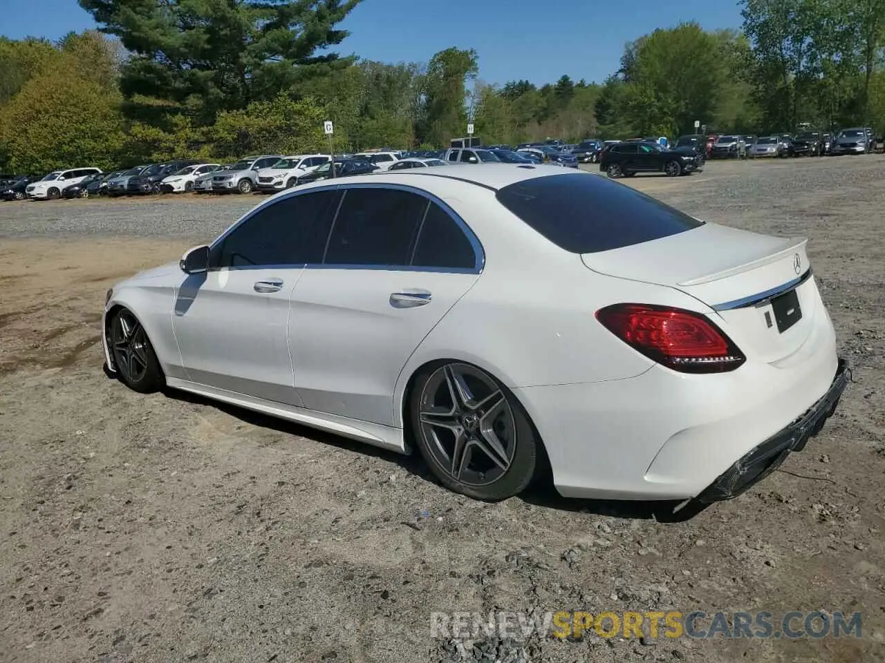 2 fotografías del automóvil dañado 55SWF8EB5LU327421 MERCEDES-BENZ C-CLASS 2020