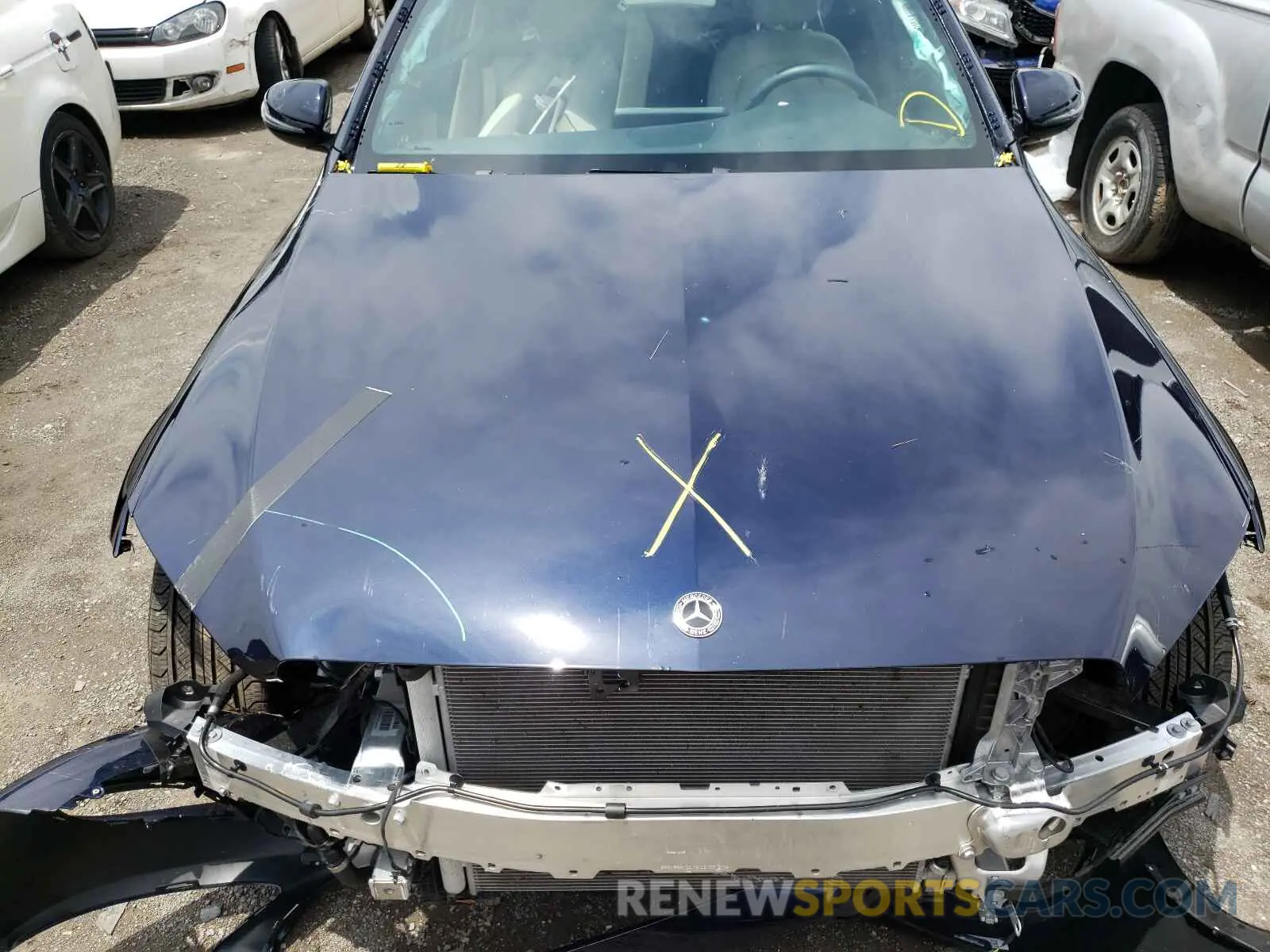 7 fotografías del automóvil dañado 55SWF8EB5LU327516 MERCEDES-BENZ C-CLASS 2020