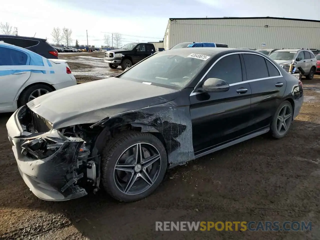 1 fotografías del automóvil dañado 55SWF8EB6LU328867 MERCEDES-BENZ C-CLASS 2020
