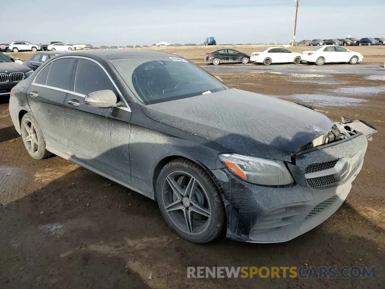 4 fotografías del automóvil dañado 55SWF8EB6LU328867 MERCEDES-BENZ C-CLASS 2020