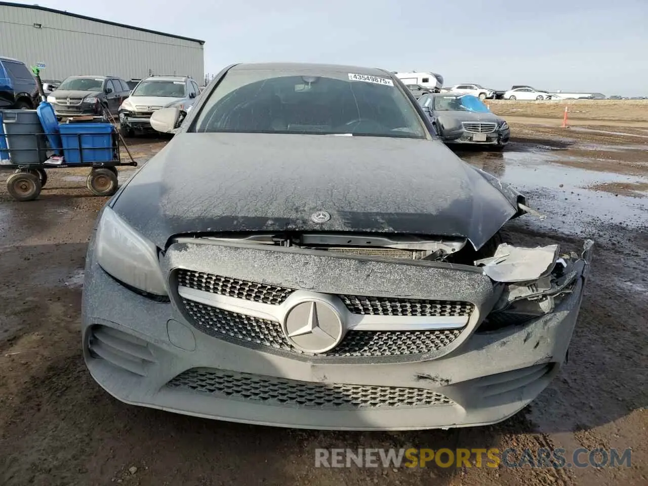 5 fotografías del automóvil dañado 55SWF8EB6LU328867 MERCEDES-BENZ C-CLASS 2020