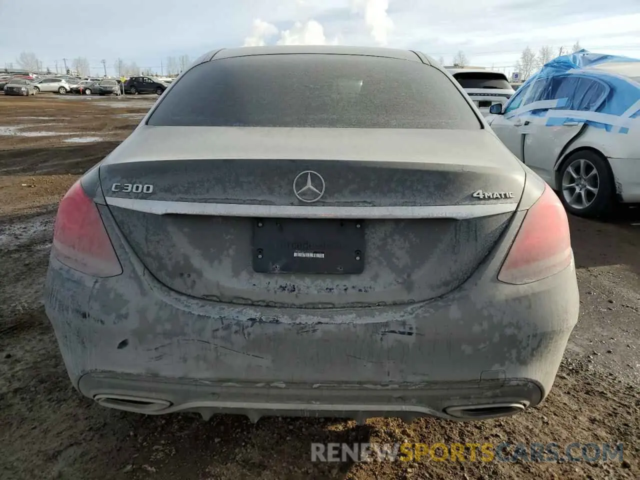 6 fotografías del automóvil dañado 55SWF8EB6LU328867 MERCEDES-BENZ C-CLASS 2020