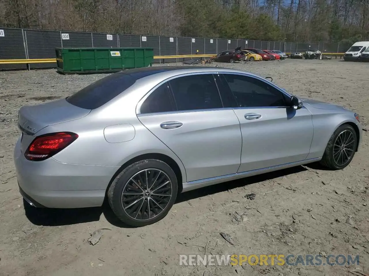 3 fotografías del automóvil dañado 55SWF8EB7LU324794 MERCEDES-BENZ C-CLASS 2020