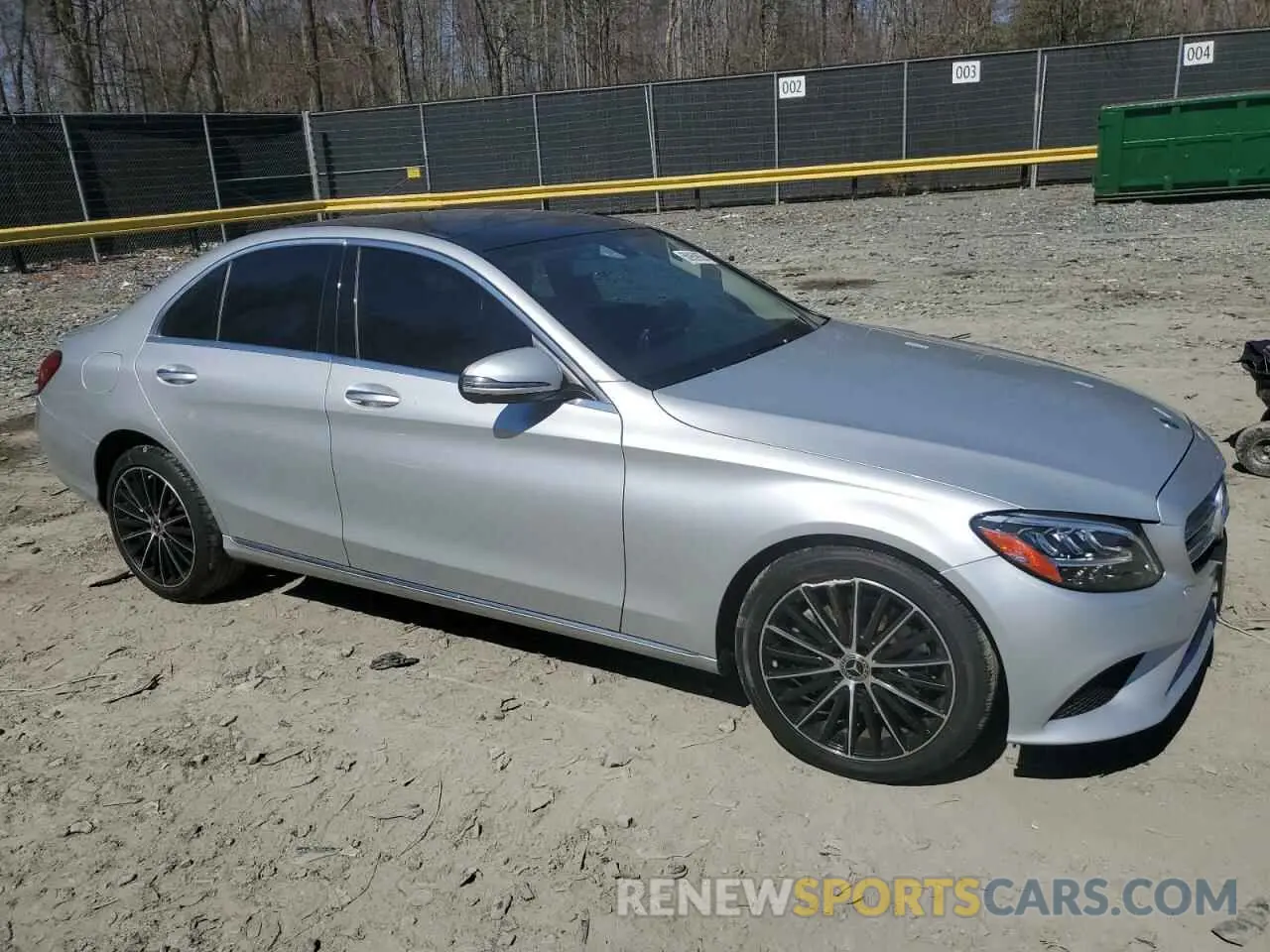 4 fotografías del automóvil dañado 55SWF8EB7LU324794 MERCEDES-BENZ C-CLASS 2020