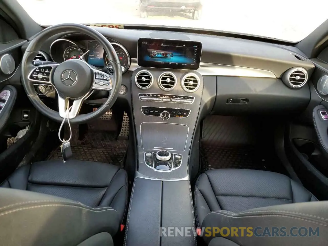 8 fotografías del automóvil dañado 55SWF8EB7LU329039 MERCEDES-BENZ C-CLASS 2020