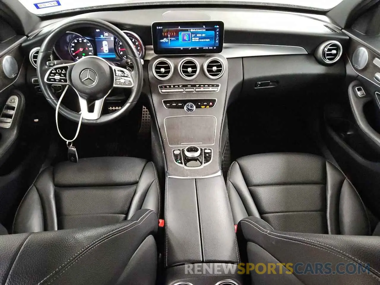 8 fotografías del automóvil dañado 55SWF8EB8LU323346 MERCEDES-BENZ C-CLASS 2020