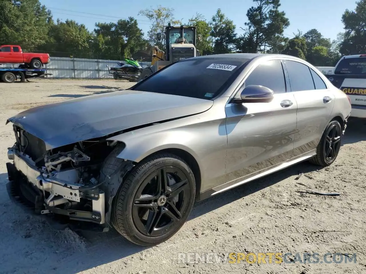 1 fotografías del automóvil dañado 55SWF8EB8LU327865 MERCEDES-BENZ C-CLASS 2020