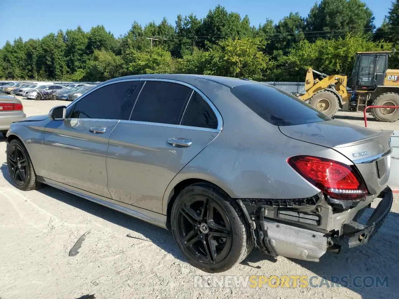 2 fotografías del automóvil dañado 55SWF8EB8LU327865 MERCEDES-BENZ C-CLASS 2020