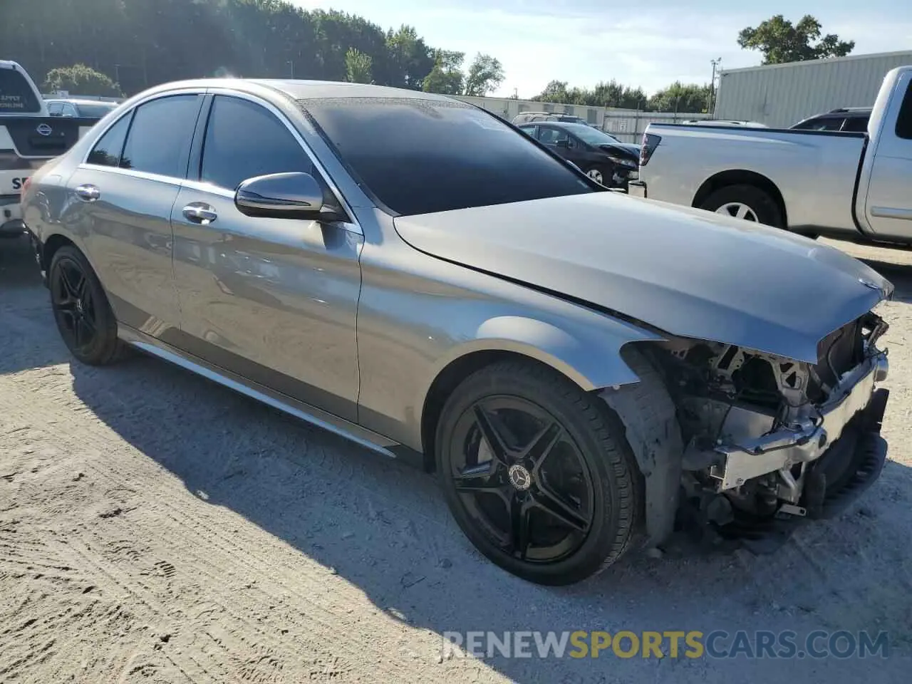4 fotografías del automóvil dañado 55SWF8EB8LU327865 MERCEDES-BENZ C-CLASS 2020