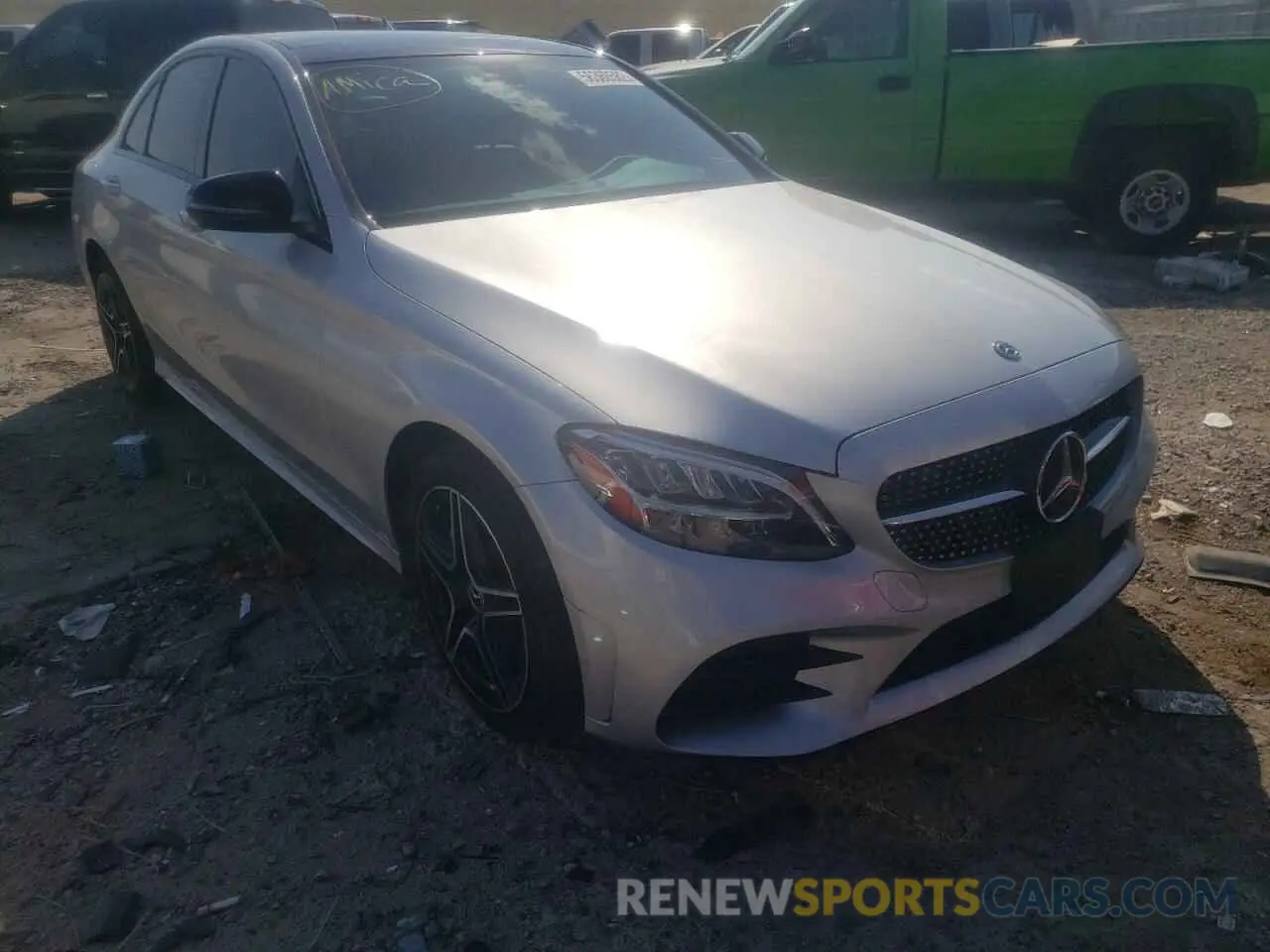 1 fotografías del automóvil dañado 55SWF8EBXLU324451 MERCEDES-BENZ C-CLASS 2020