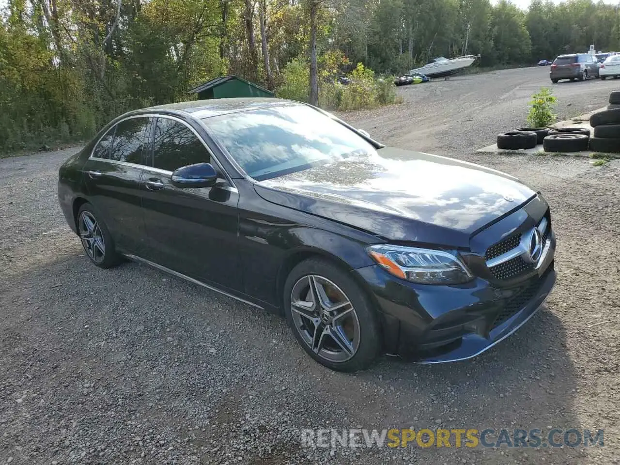 4 fotografías del automóvil dañado 55SWF8EBXLU326720 MERCEDES-BENZ C-CLASS 2020