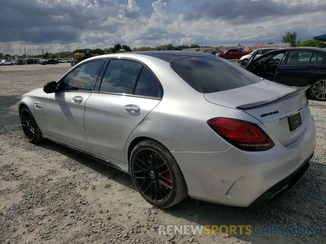 3 fotografías del automóvil dañado 55SWF8HB1LU330912 MERCEDES-BENZ C-CLASS 2020