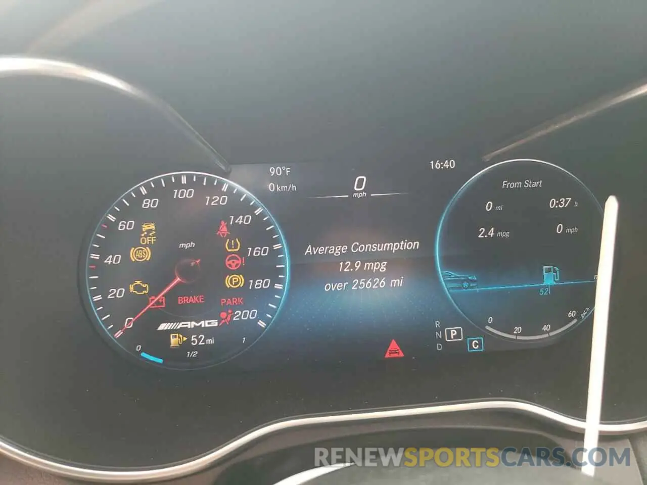 8 fotografías del automóvil dañado 55SWF8HB1LU330912 MERCEDES-BENZ C-CLASS 2020