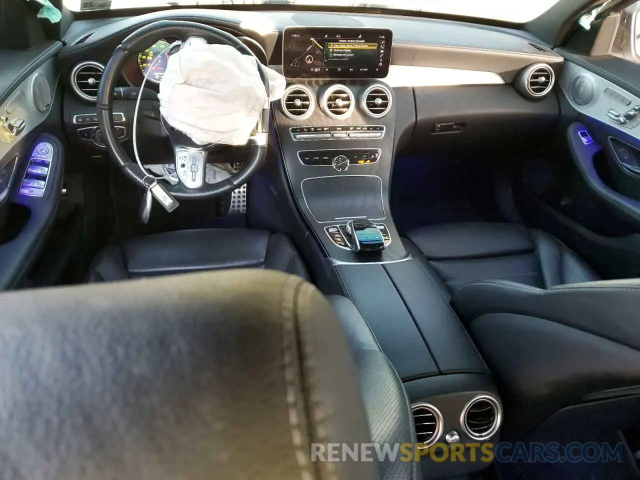 8 fotografías del automóvil dañado W1KWF6EB6LR588319 MERCEDES-BENZ C-CLASS 2020