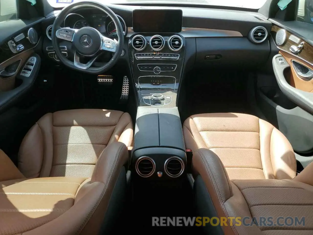 8 fotografías del automóvil dañado W1KWF8DB0LR595084 MERCEDES-BENZ C-CLASS 2020