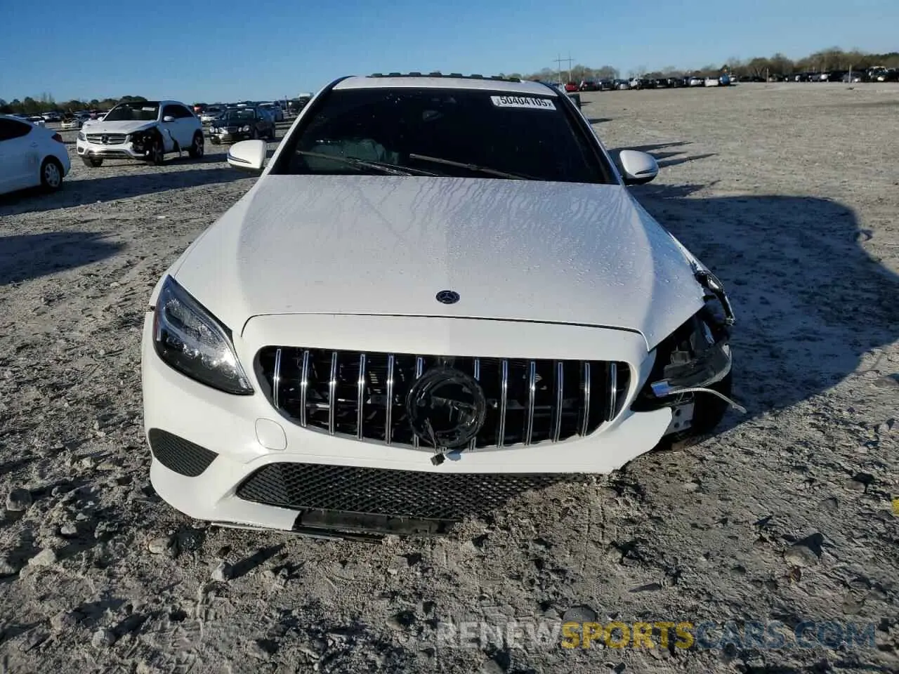5 fotografías del automóvil dañado W1KWF8DB0LR597840 MERCEDES-BENZ C-CLASS 2020