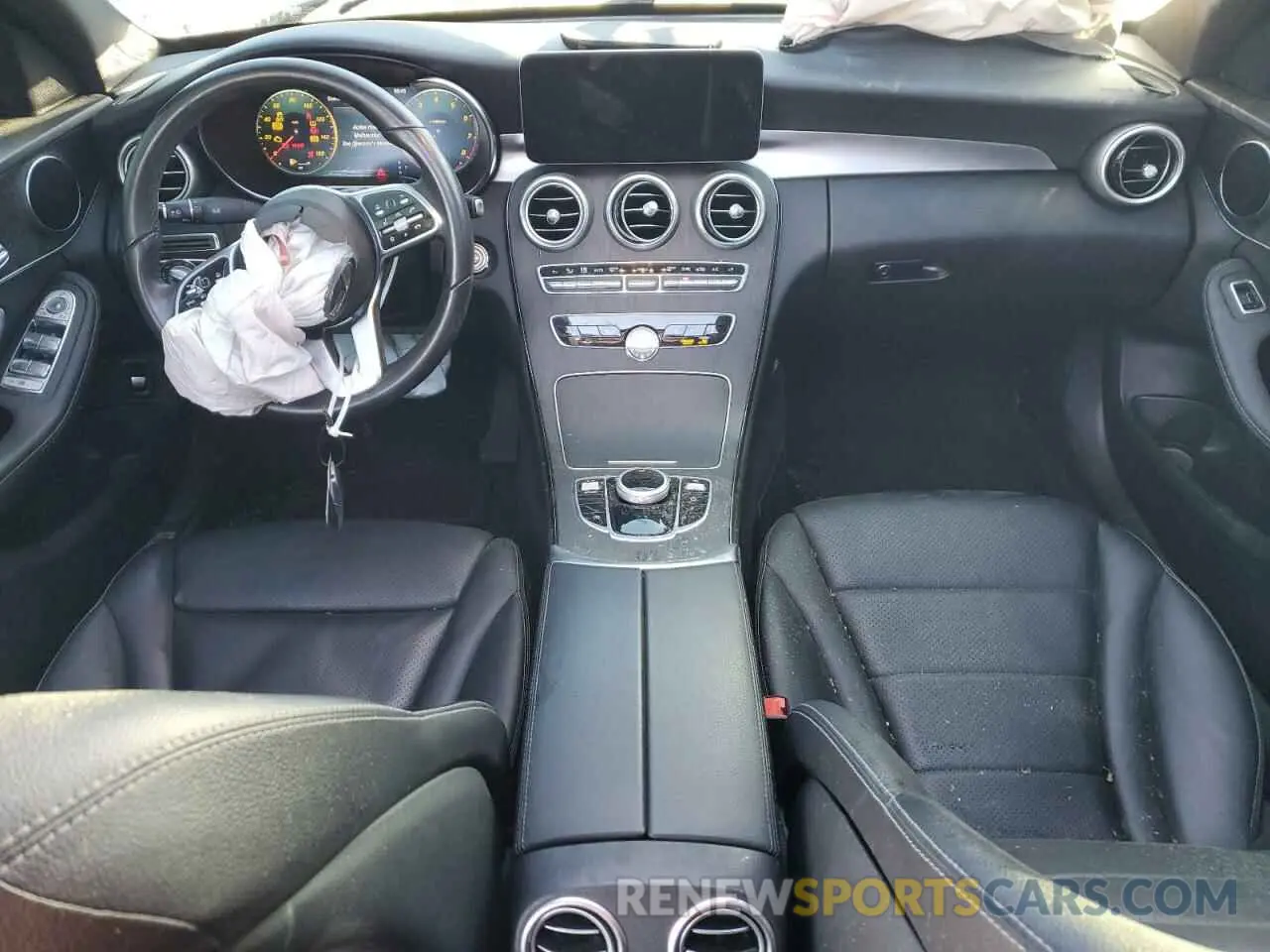 8 fotografías del automóvil dañado W1KWF8DB0LR597840 MERCEDES-BENZ C-CLASS 2020