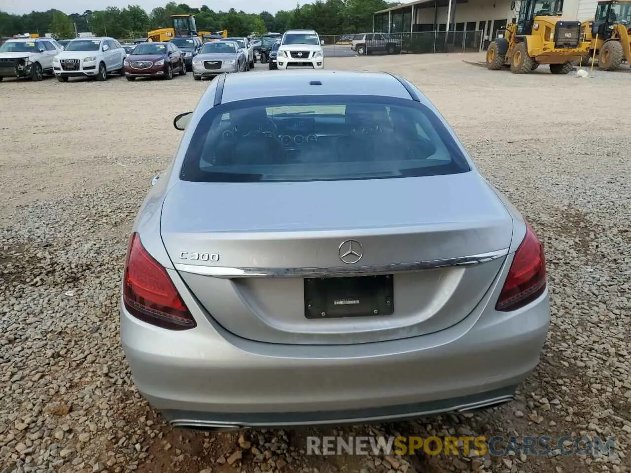 6 fotografías del automóvil dañado W1KWF8DB1LR580271 MERCEDES-BENZ C-CLASS 2020