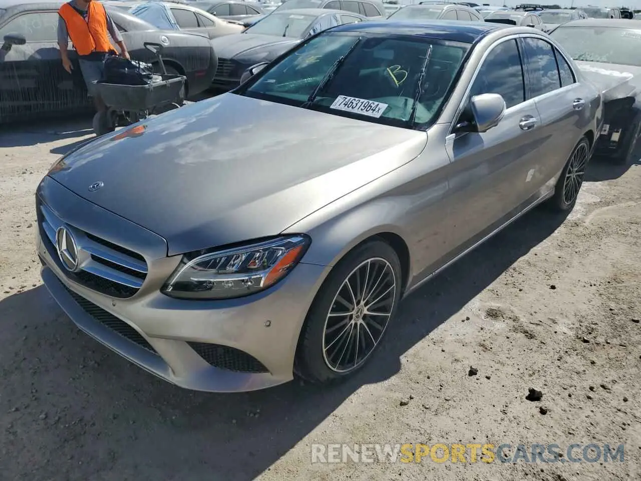 1 fotografías del automóvil dañado W1KWF8DB3LR594544 MERCEDES-BENZ C-CLASS 2020