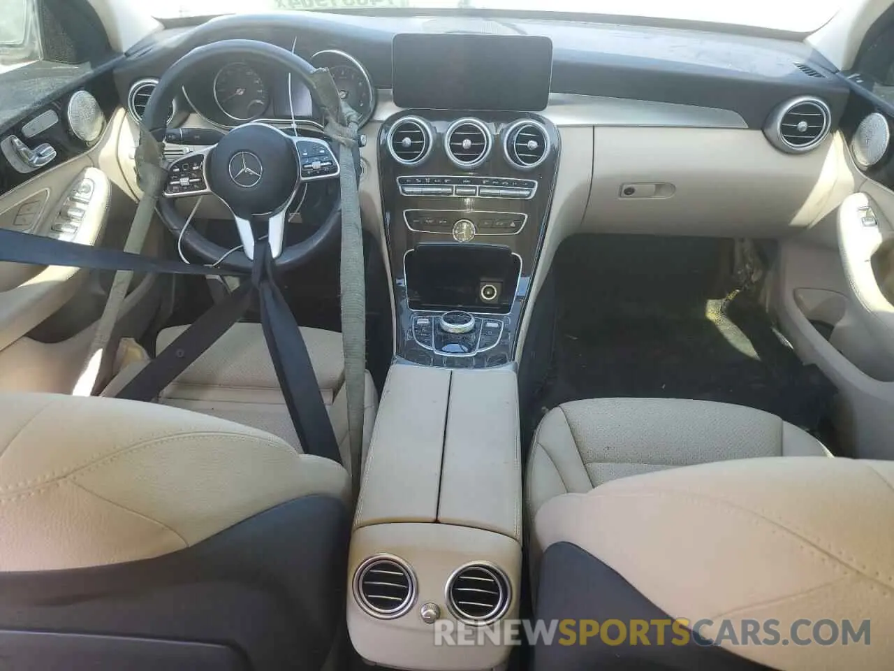 8 fotografías del automóvil dañado W1KWF8DB3LR594544 MERCEDES-BENZ C-CLASS 2020