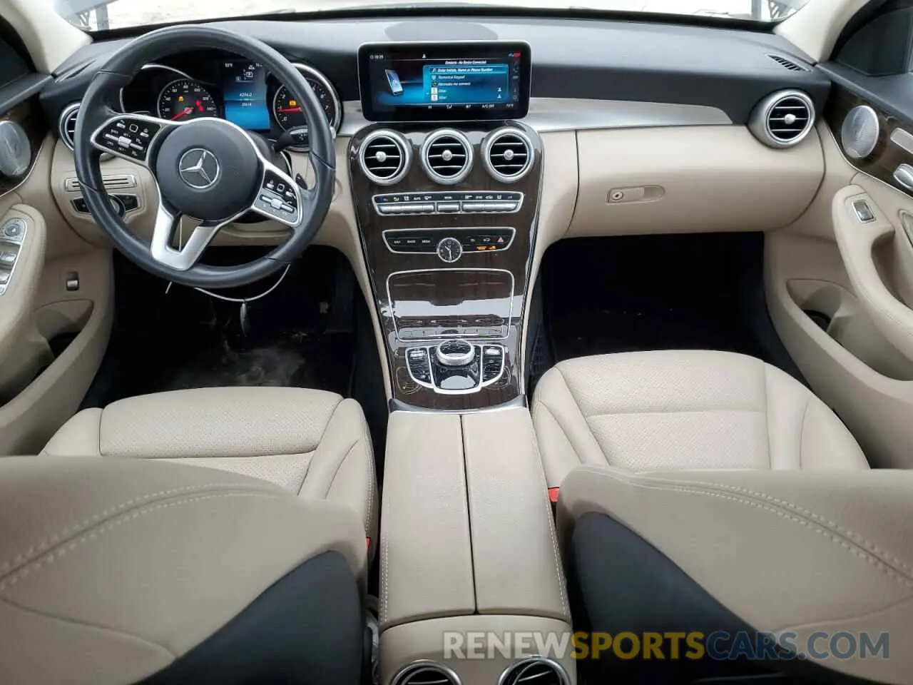 8 fotografías del automóvil dañado W1KWF8DB4LR570902 MERCEDES-BENZ C-CLASS 2020
