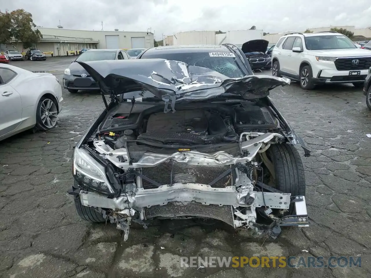 5 fotografías del automóvil dañado W1KWF8DB5LR599664 MERCEDES-BENZ C-CLASS 2020