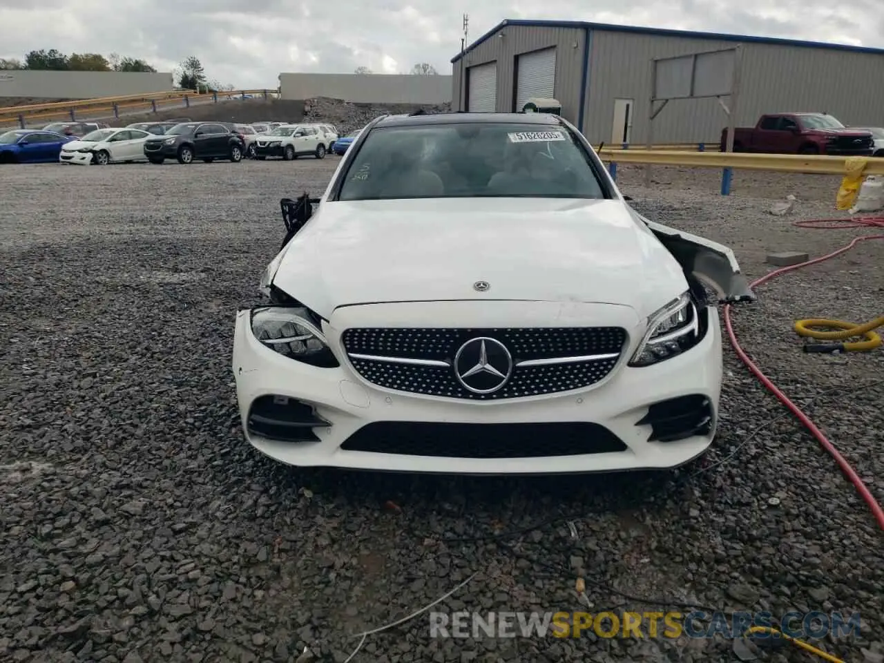 5 fotografías del automóvil dañado W1KWF8DB7LR591162 MERCEDES-BENZ C-CLASS 2020